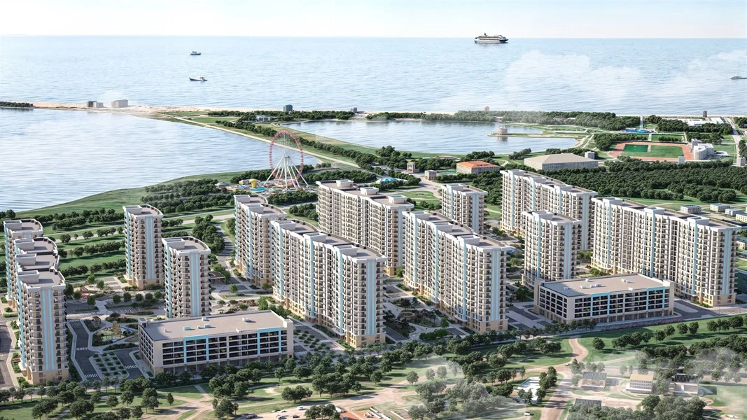ЖК МОРЕ в Евпатории — визуализация комплекса у моря